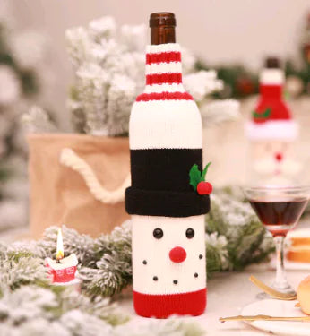 Christmas Wine Bottle Covers